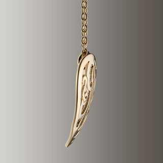 Single Sided 3-D 30x24mm Heart Framed Monogram Pendant