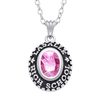 Women's CELEBRIUM Oval Birthstone Graduation Pendant