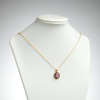 Women's Gold CELEBRIUM Oval Birthstone Graduation Pendant