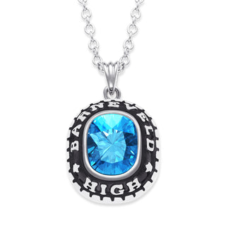Women's CELEBRIUM Cushion Cut Birthstone Graduation Pendant