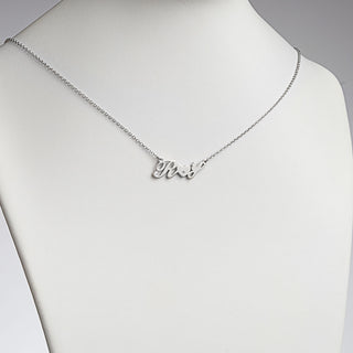 Sterling Silver Couple's Initials with Heart