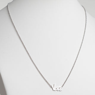Sterling Silver Bold Name Necklace