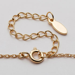 14K Gold over Sterling Nesting Teardrop with Names Necklace - 2 Names