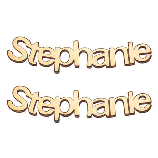 14K Gold over Sterling Personalized Name Crawler Button Earring