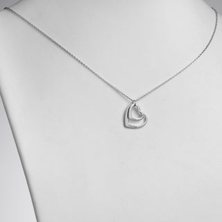 Sterling Silver Nesting Hearts with Names Necklaces - 2