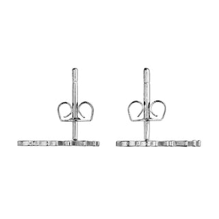 Stainless Steel Lowercase Script Name Crawler Earrings