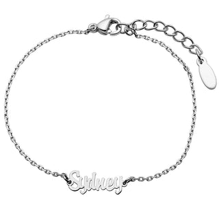 Stainless Steel Mini Name Bracelet