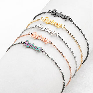 Stainless Steel Mini Name Bracelet