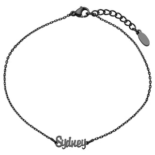 Stainless Steel Mini Name Anklet