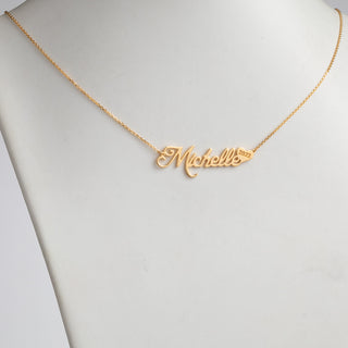 14K Gold over Sterling Name with Graduation Year Heart Necklace