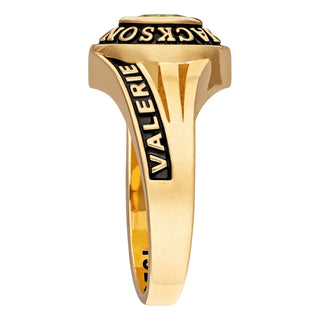 Ladies' 14K Gold Plated Celebrium Marquise Tailored Class Ring