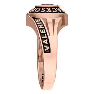 Ladies Rose Gold CELEBRIUM Marquise Birthstone Class Ring