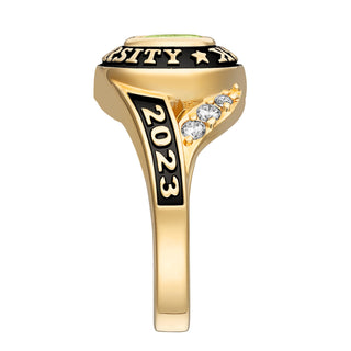 Ladies' Gold Celebrium Birthstone Traditional Class Ring