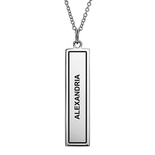 Silver Plated 3 Zodiac Sign Bar Pendant
