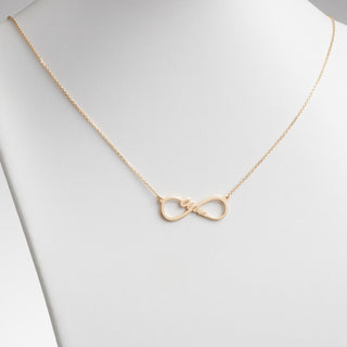 14K Gold Plated Personalized Infinity Name Necklace