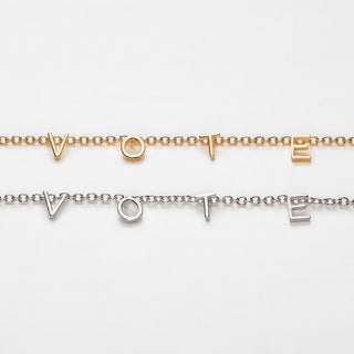 Silver Plated Dainty Name Choker