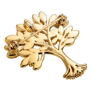 Goldtone Tree of Life  Rainbow Pin