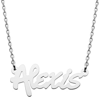Stainless Steel Bold Name Necklace