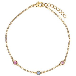 Birthstone Station Bracelet