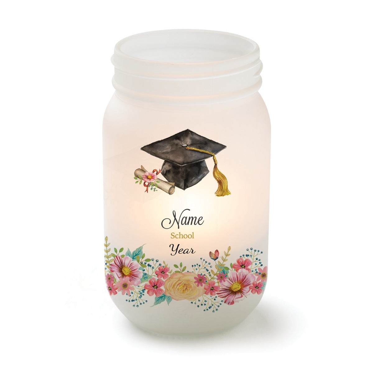 Floral Graduation Cap Votive Holder – Limoges Jewelry