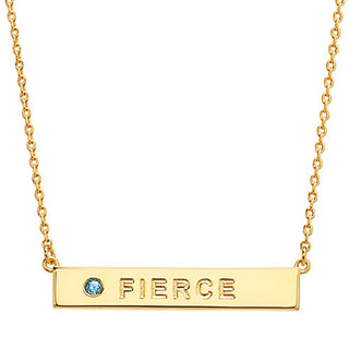 FIERCE Birthstone Empowerment Necklace