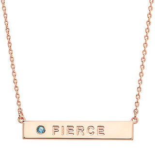 FIERCE Birthstone Empowerment Necklace