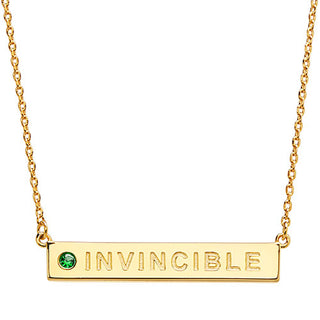 INVINCIBLE Birthstone Empowerment Necklace