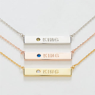 KING Birthstone Empowerment Necklace