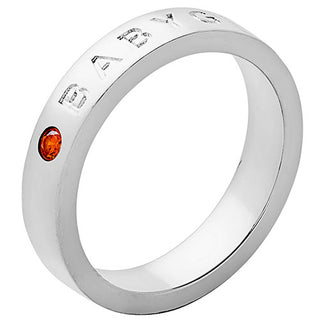 BABYGIRL Silver Plated Birthstone Empowerment Ring