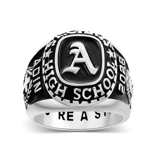 Men's Old English Initial Traditional Class Ring