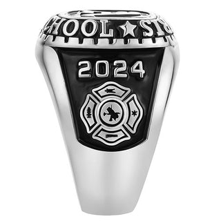 Men's Old English Initial Traditional Class Ring