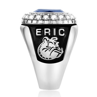 Men's CZ Encrusted  Class Ring