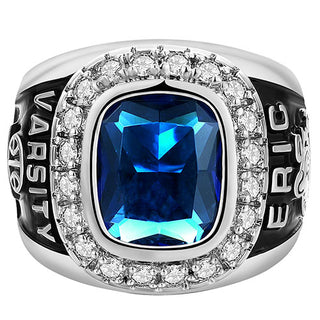 Men's CZ Encrusted  Class Ring