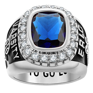 Men's CZ Encrusted  Class Ring