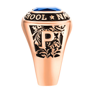 Men's 14K Rose Gold Plated CELEBRIUM Large Traditional Class Ring