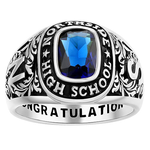 Ladies Large Traditional Class Ring – Limoges Jewelry