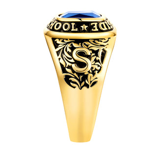 Women's 14K Gold Plated CELEBRIUM Large Traditional Class Ring