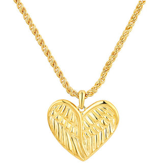 Memorial Message and Personalized Angel Wings Necklace