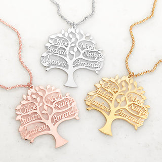 Name Family Tree Necklace