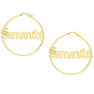 Old English Name Hoop - Small