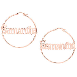 Old English Name Hoop - Small