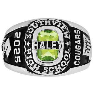 Ladies CELEBRIUM Personalized-Top Traditional Class Ring