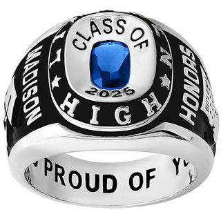Ladies CELEBRIUM Double Row Traditional Class Ring