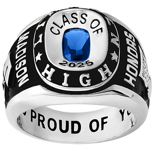 Ladies CELEBRIUM Double Row Traditional Class Ring – Limoges Jewelry