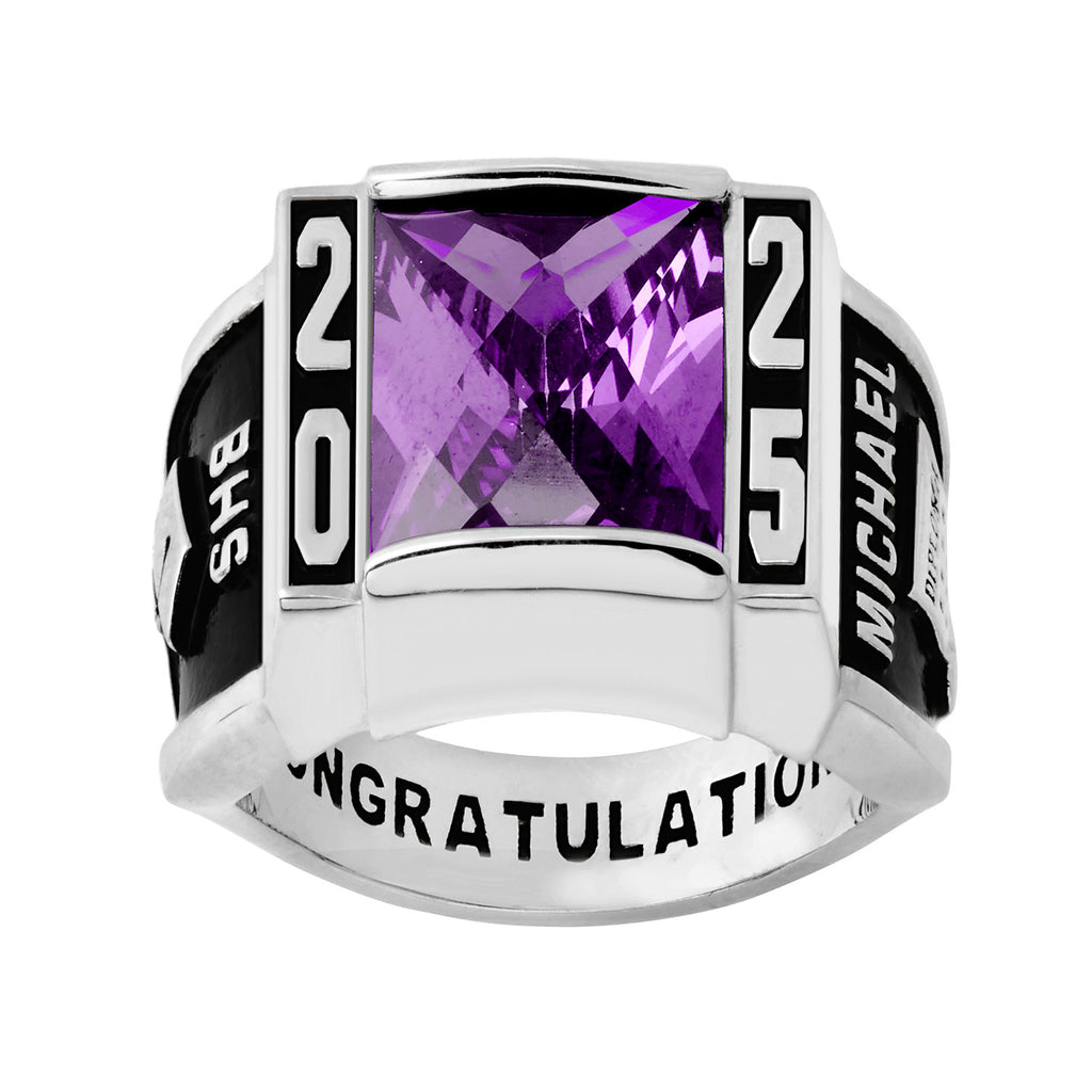 Men's CELEBRIUM Traditional Deco Class Ring – Limoges Jewelry