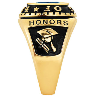 Men's 14K Celebrium Birthstone 2024 Class Ring