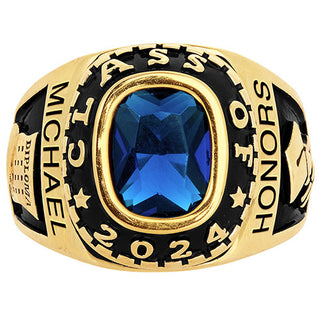 Men's 14K Celebrium Birthstone 2024 Class Ring