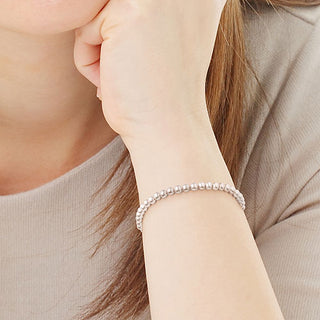 6mm Colored Shell Pearl Bracelet 7.5"+1" - Your Choice