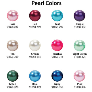 6mm Colored Shell Pearl Bracelet 7.5"+1" - Your Choice