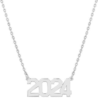 2 to 4 Digit Plaque Necklace